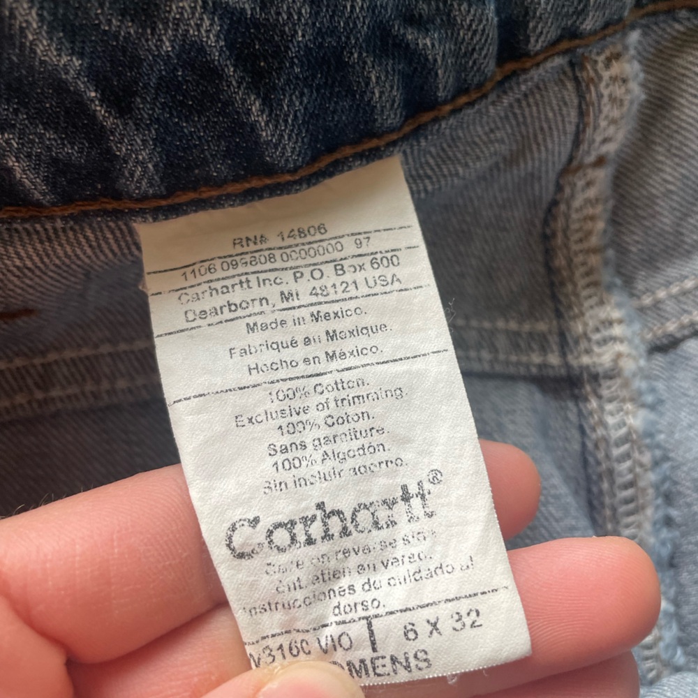 Carhartt straight leg mid rise jeans - Picture 10 of 10